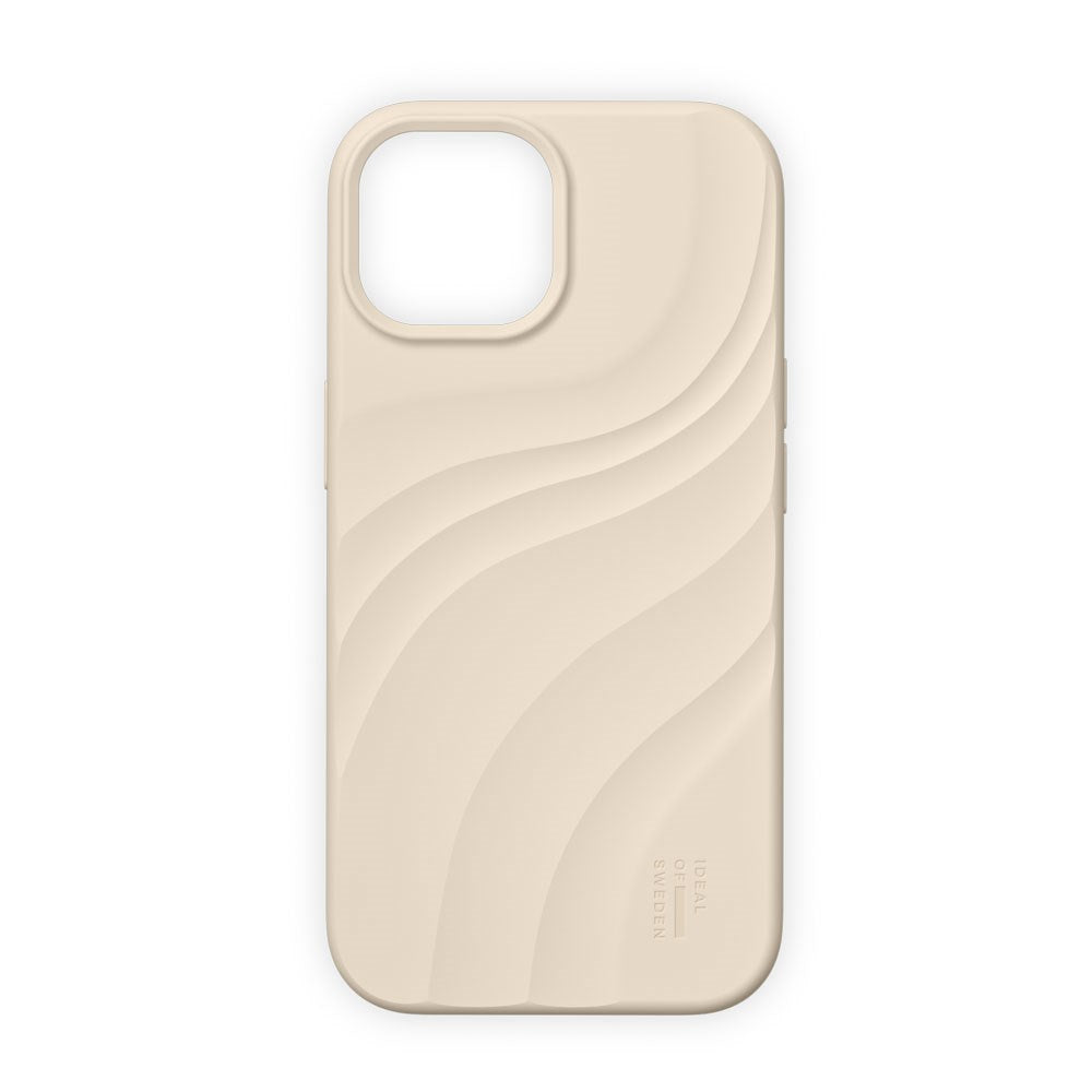 iPhone 17e / 16e / 15 / 14 / 13 iDeal of Sweden Soft Swirl Silicone Deksel - MagSafe Kompatibel - Cloud Dancer