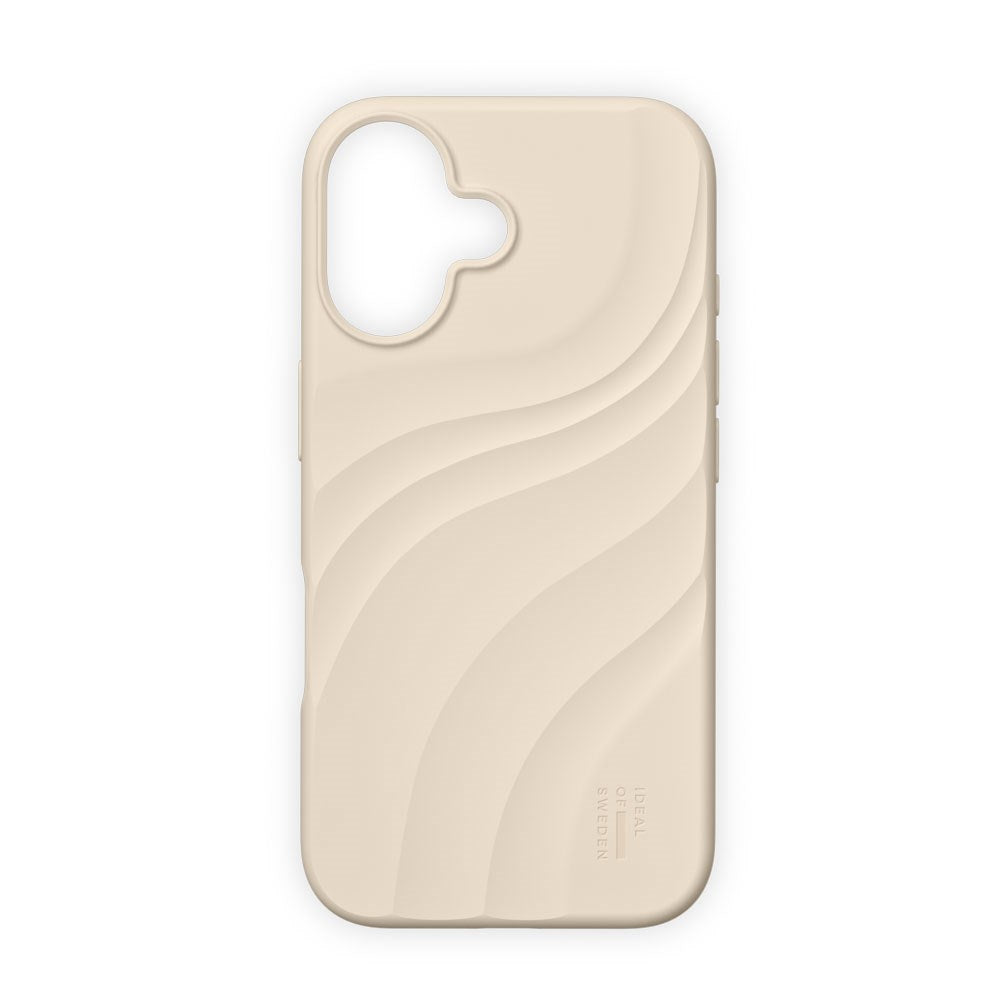 iPhone 17 iDeal of Sweden Soft Swirl Silicone Deksel - MagSafe Kompatibel - Cloud Dancer