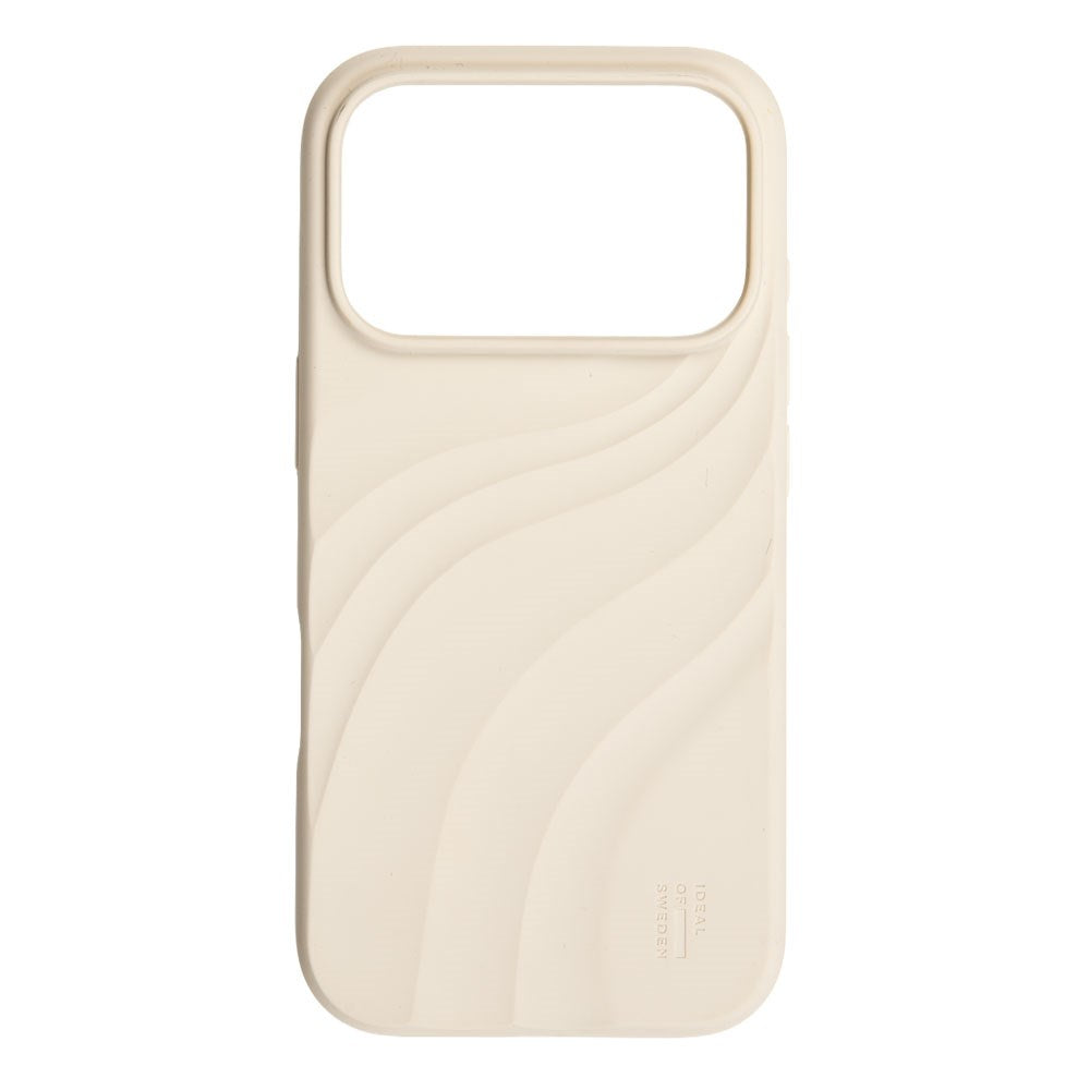 iPhone 18 Pro Max / 17 Pro Max iDeal of Sweden Soft Swirl Silicone Deksel - MagSafe Kompatibel - Cloud Dancer
