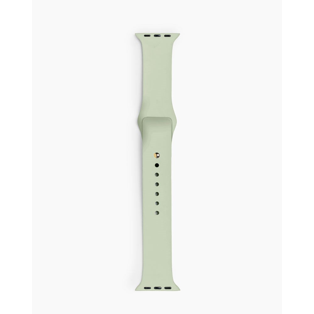 Apple Watch (38/40/SE/41/42mm) iDeal of Sweden Silikon Klokkerem - Størrelse S/M - Sage Green