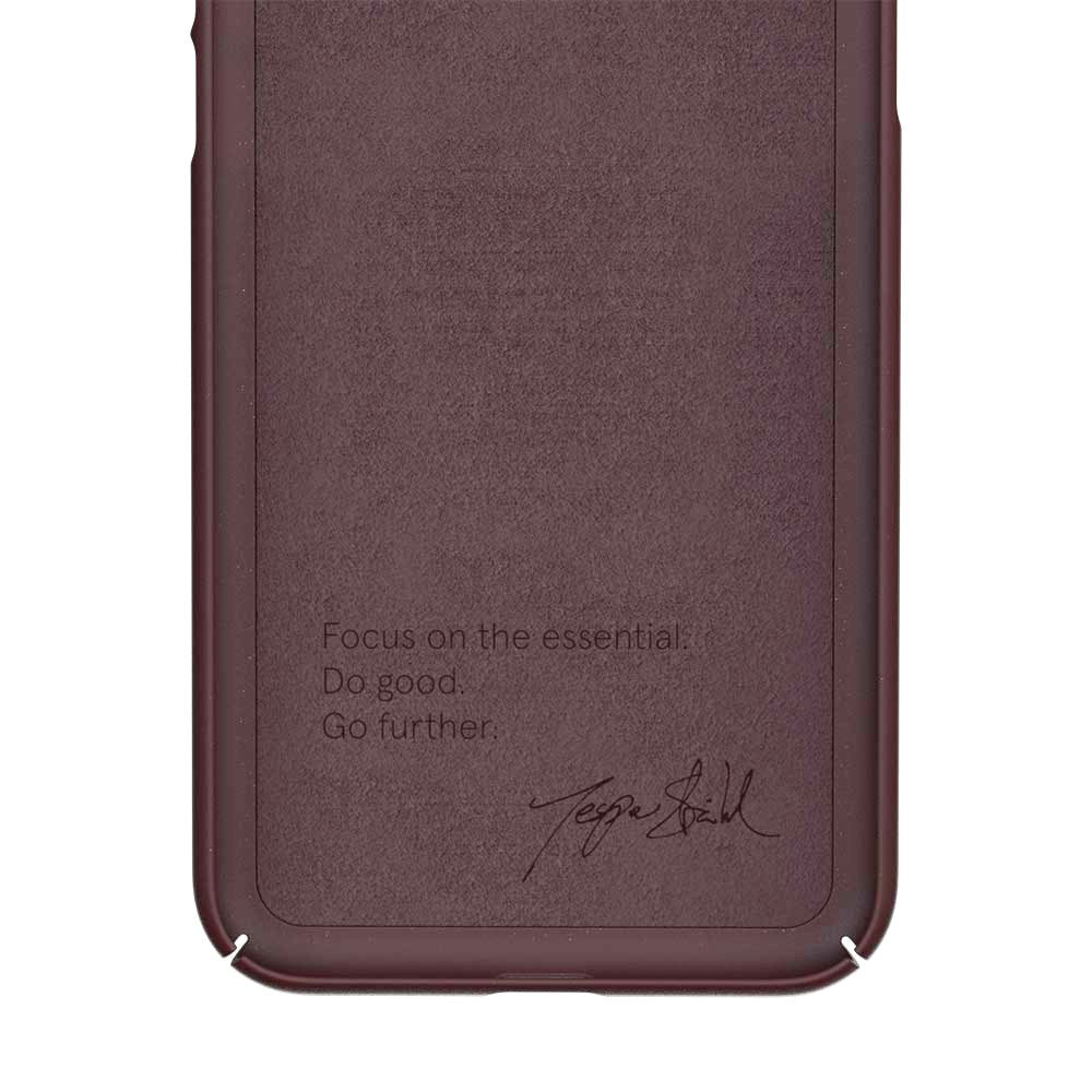 Nudient Thin Case V2 iPhone SE (2022 / 2020) / 8 / 7 Bakdeksel - Sangria Red