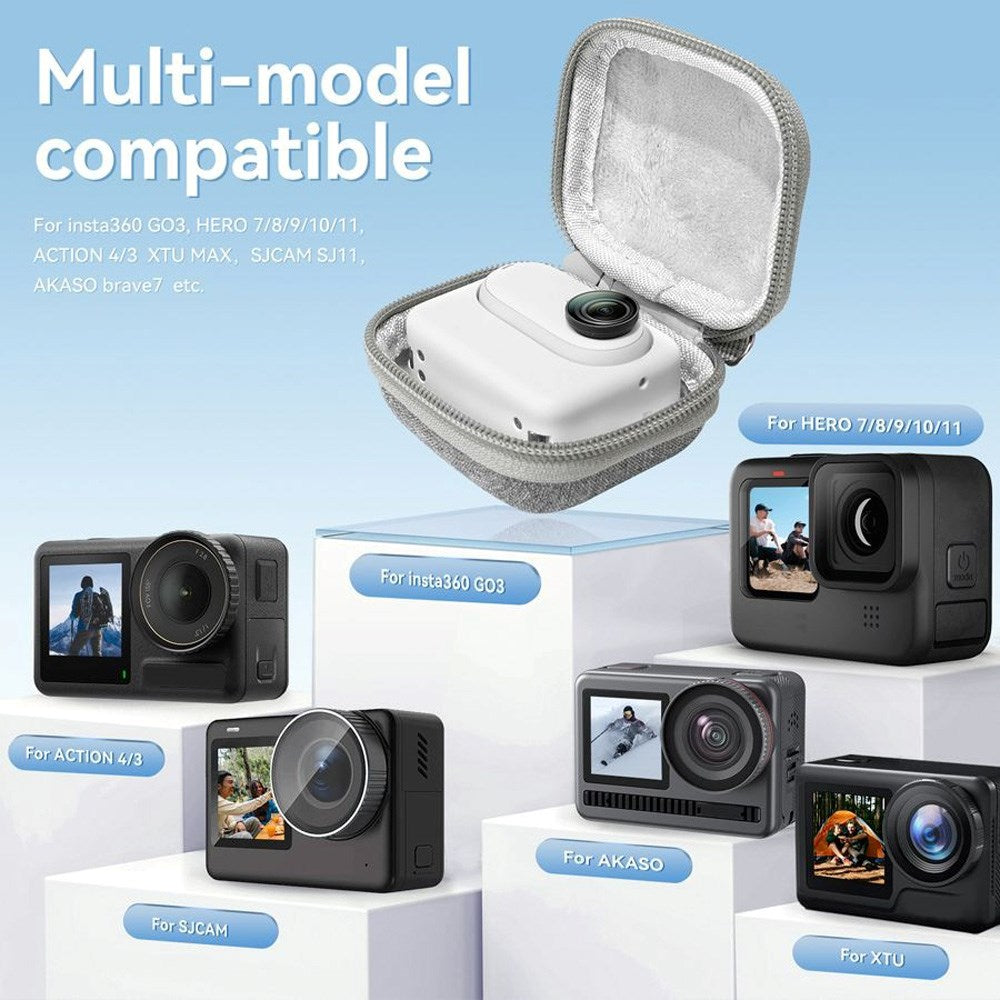 TELESIN Universal Beskyttelsesveske for Actionkamera - Grå