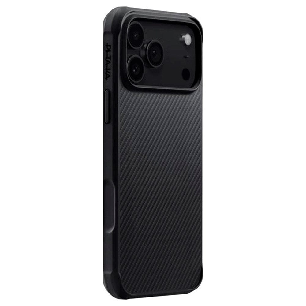 iPhone 17 Pro PITAKA Aramid ProGuard Deksel - MagSafe Kompatibel - Black / Grey