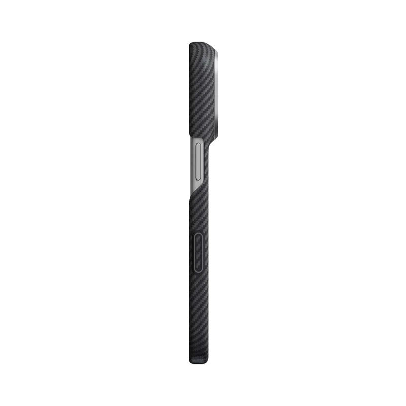 iPhone 18 Pro / 17 Pro Pitaka Edge Deksel - MagSafe Kompatibel - Svart / Grå