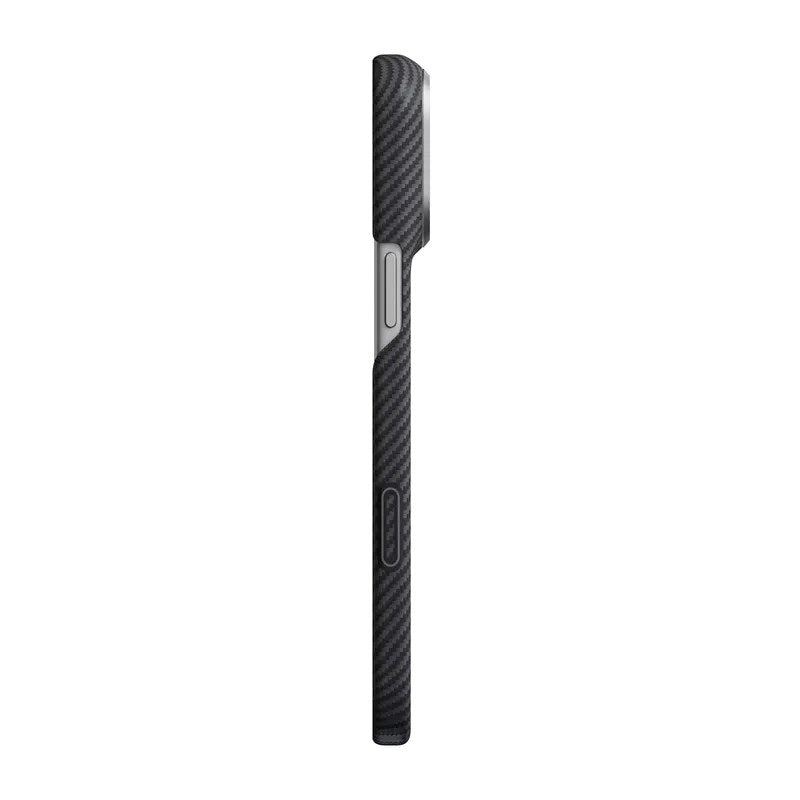 iPhone 18 Pro Max / 17 Pro Max Pitaka Edge Deksel - MagSafe Kompatibel - Svart / Grå