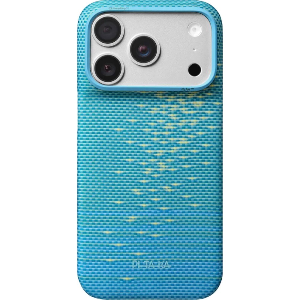 iPhone 18 Pro / 17 Pro Pitaka Edge Deksel - MagSafe Kompatibel - Lucid Blue