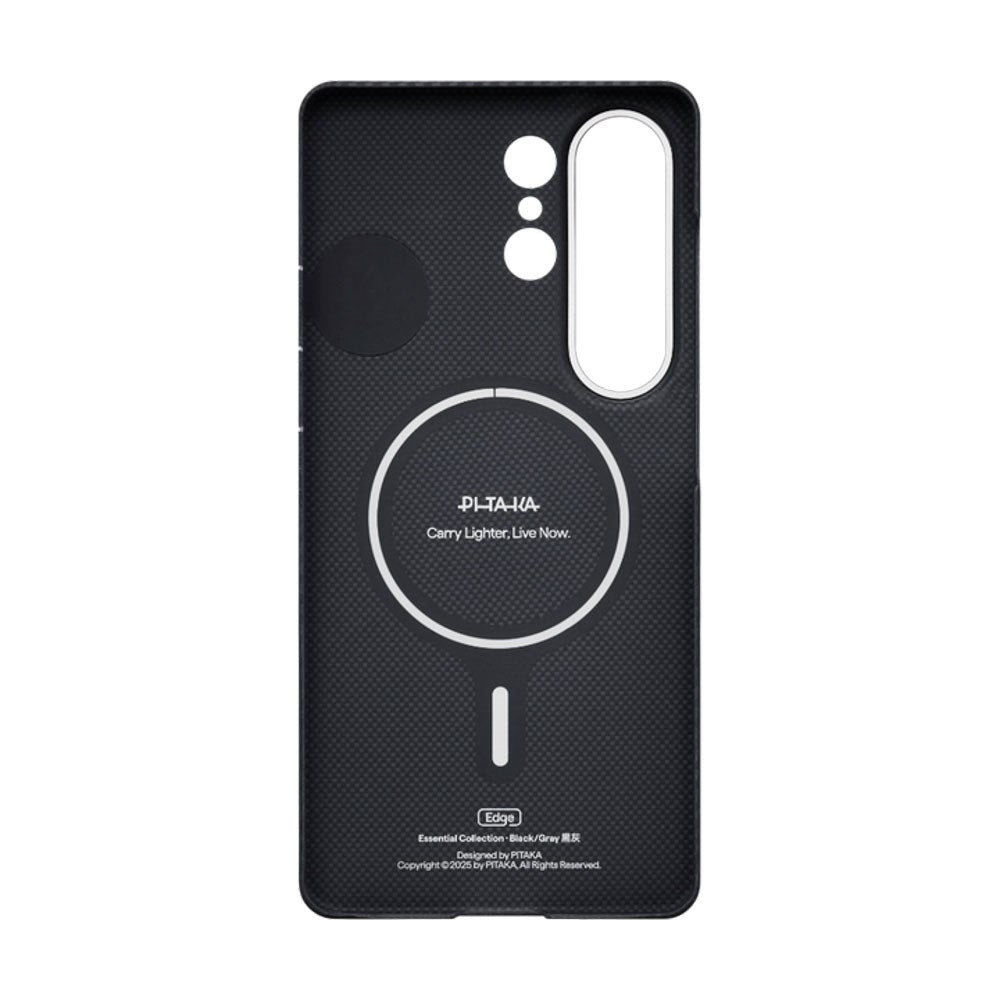 Samsung Galaxy S26 Ultra PITAKA Edge Deksel - MagSafe Kompatibel - Black / Grey Twill