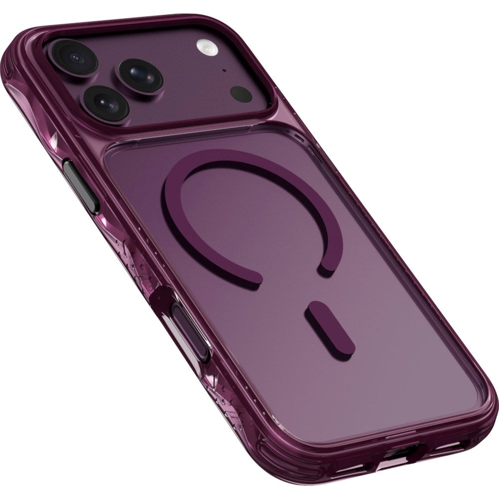 iPhone 18 Pro Max / 17 Pro Max LAUT CRYSTAL MATTER X Deksel - MagSafe Kompatibel - Lilla / Gjennomsiktig