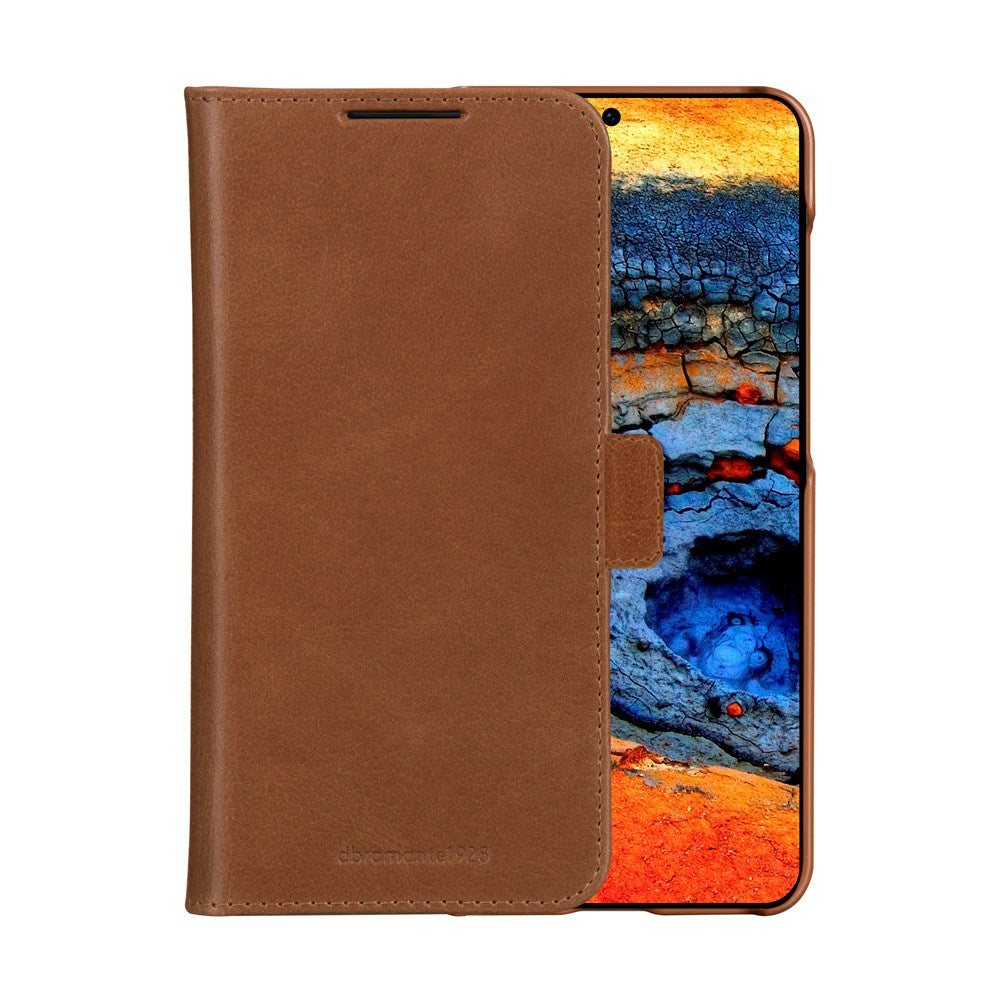 Samsung Galaxy S25+ (Plus) - dbramante1928 Lynge Ekte Skinn 2-i-1 Flip Deksel - Tan