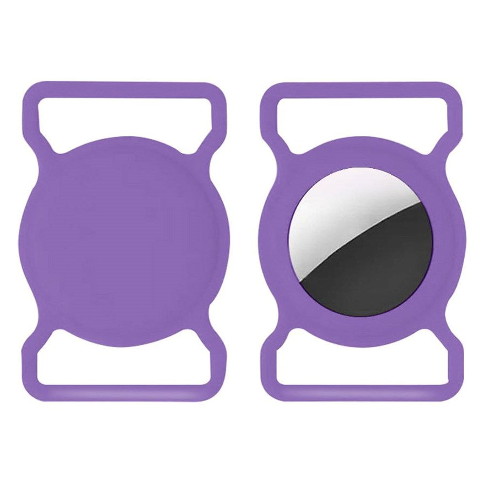 Lippa Silikon AirTag Holder for Krage - Lilla