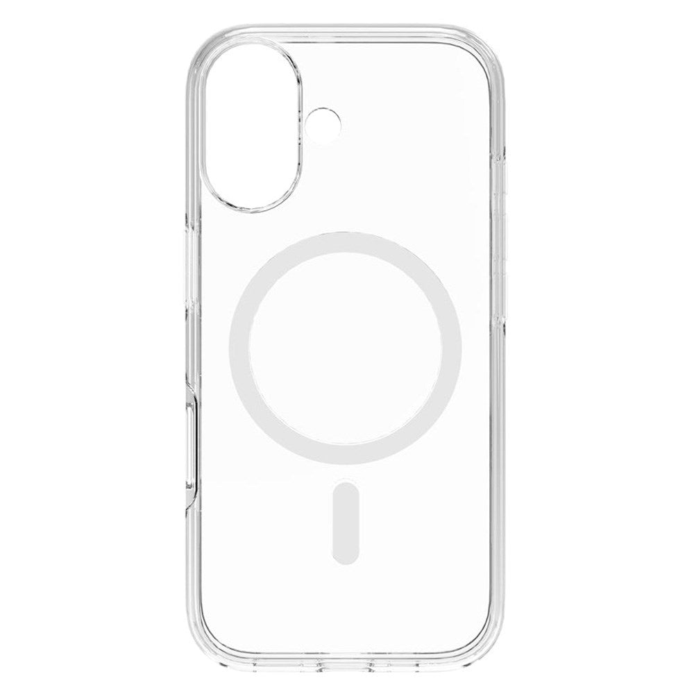 iPhone 17 Lippa Hybrid Plast Deksel - MagSafe Kompatibel - Gjennomsiktig / Hvit