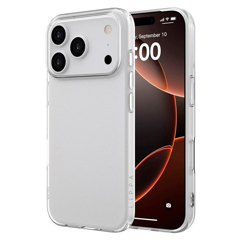 iPhone 17 Pro Lippa Slim Fleksibelt Plast Deksel - Gjennomsiktig