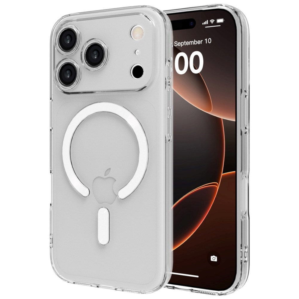 iPhone 17 Pro /18 Pro Lippa Fleksibelt Plast Deksel - MagSafe Kompatibel - Gjennomsiktig