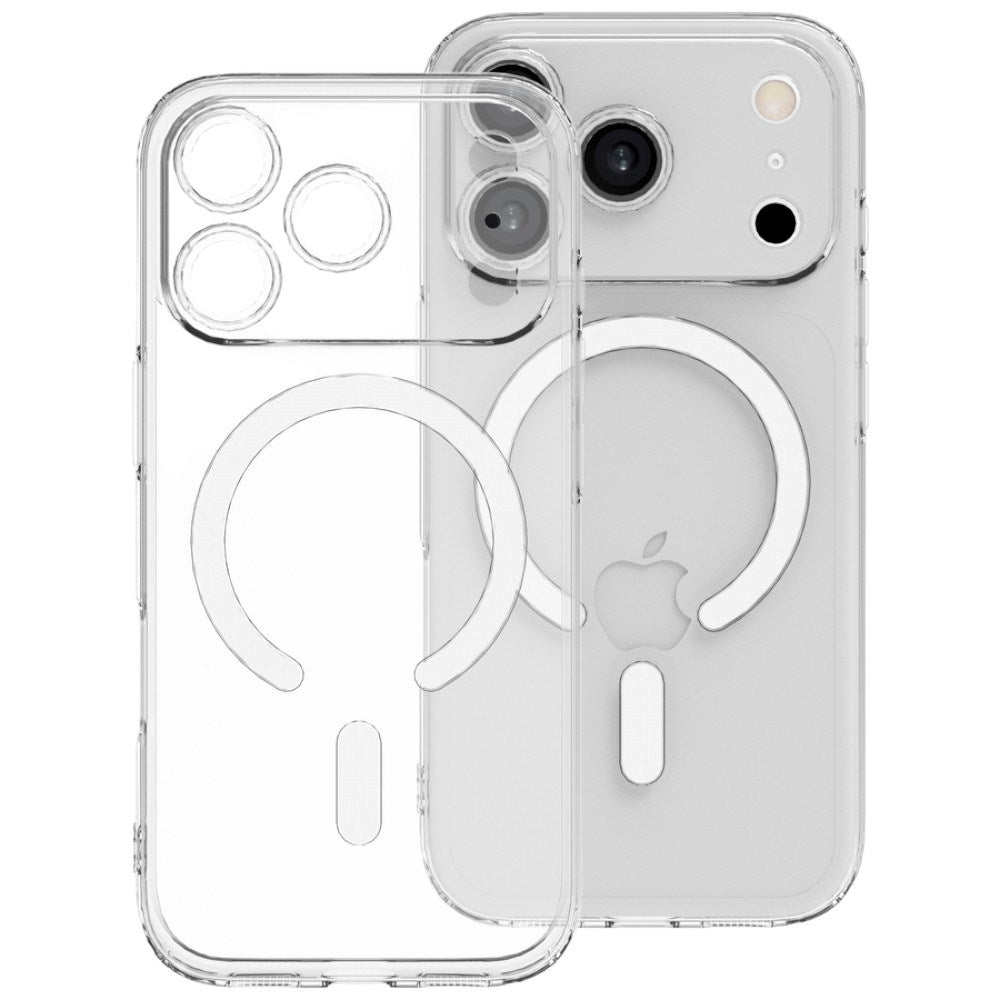 iPhone 17 Pro /18 Pro Lippa Fleksibelt Plast Deksel - MagSafe Kompatibel - Gjennomsiktig