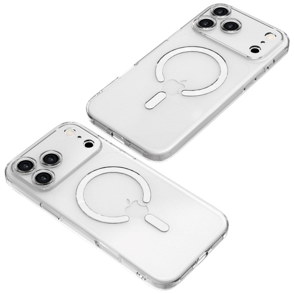 iPhone 17 Pro Max/18 Pro Max Lippa Fleksibelt Plast Deksel - MagSafe Kompatibel - Gjennomsiktig