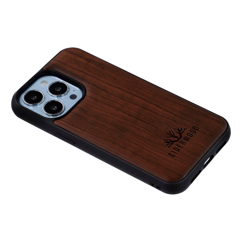 EIDERWOOD iPhone 13 Pro Magnetisk Tredeksel - MagSafe Kompatibel - Palisander