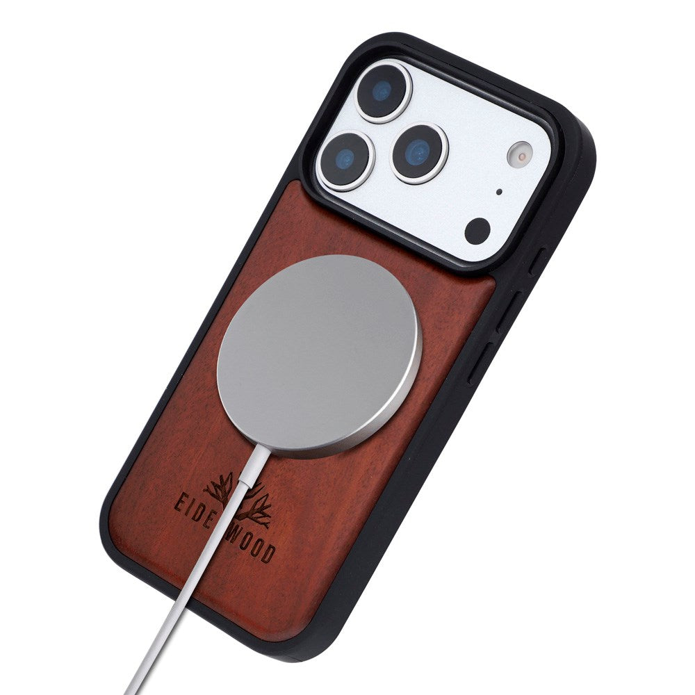 EIDERWOOD iPhone 17 Pro Max Magnetisk Tredeksel - MagSafe Kompatibel - Palisander