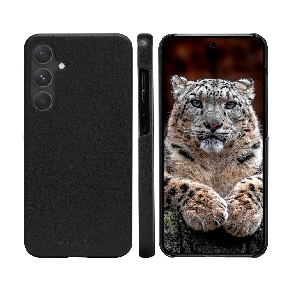 Samsung Galaxy S24 FE dbramante1928 Lynge 2-i-1 Ekte Skinn Flip Deksel - Black