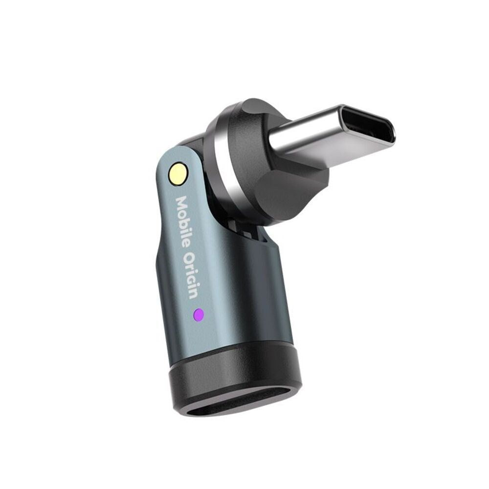 Mobile Origin 240W 540° Rotasjonsadapter USB-C – Grå