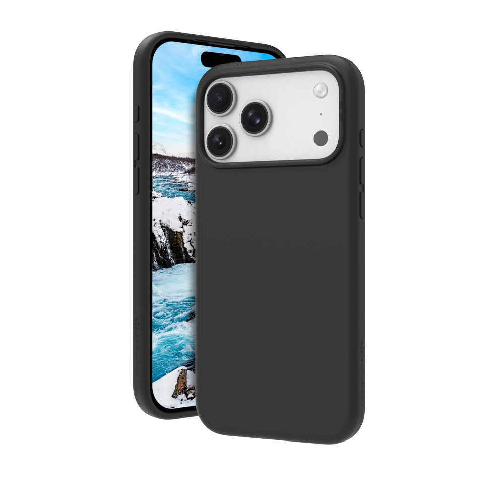 iPhone 18 Pro / 17 Pro dbramante1928 Monaco Silikon Deksel - MagSafe Kompatibel - Svart