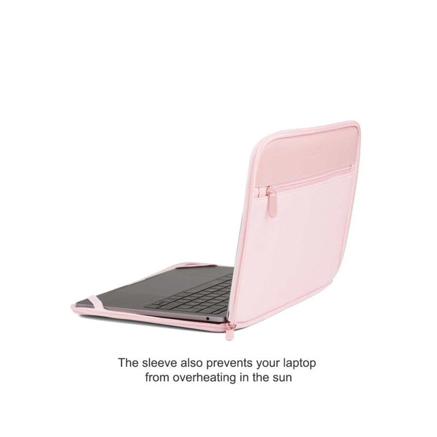 Philbert MacBook 15-16" Veske med Innebygd Sol / Privacy Beskyttelse – Rosa