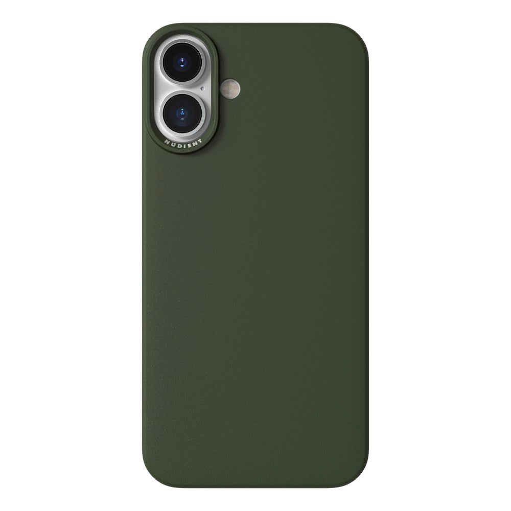 Nudient Thin Case iPhone 16 Plus Deksel - MagSafe Kompatibel - Pine Green