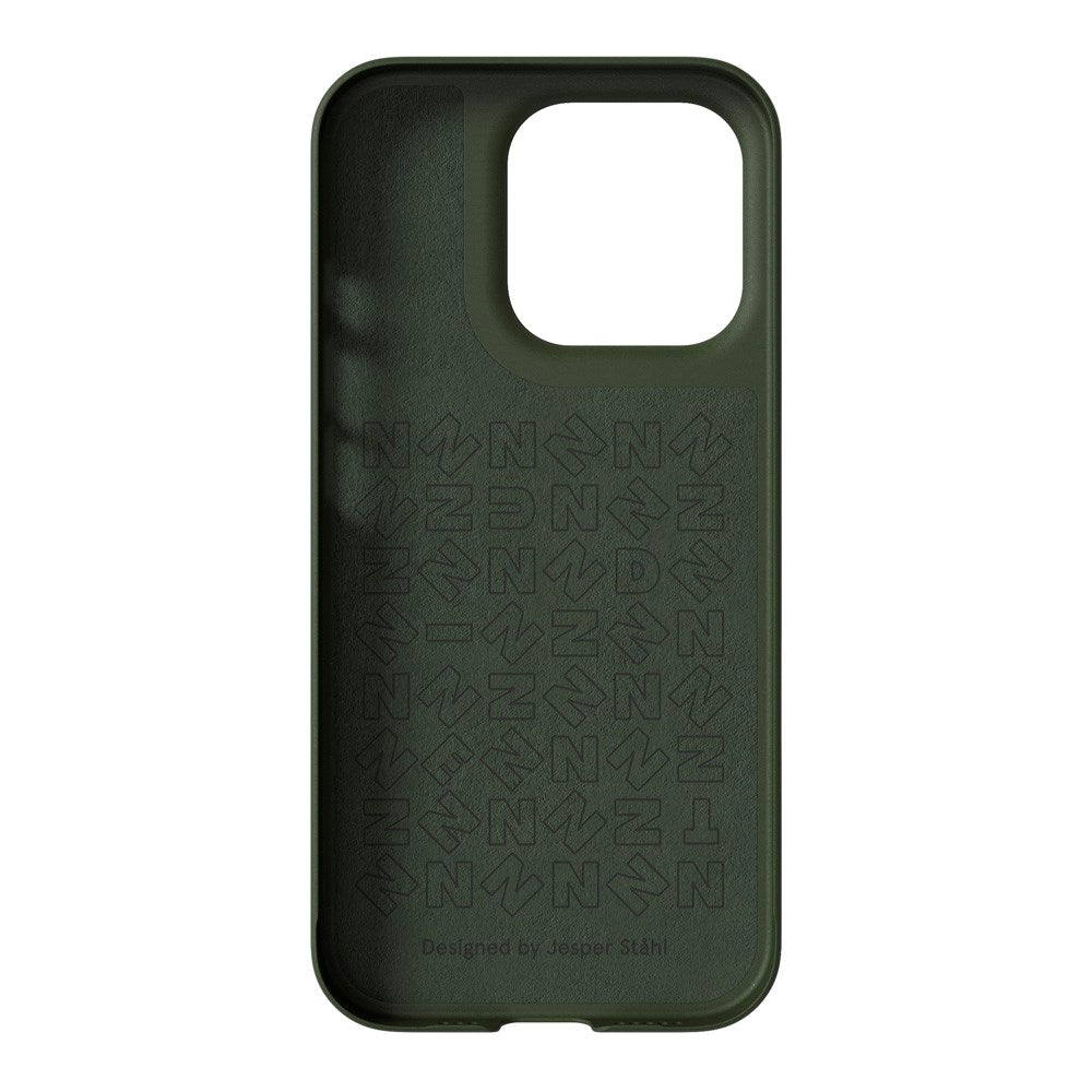 Nudient Thin Case iPhone 16 Pro Deksel - MagSafe Kompatibel - Pine Green