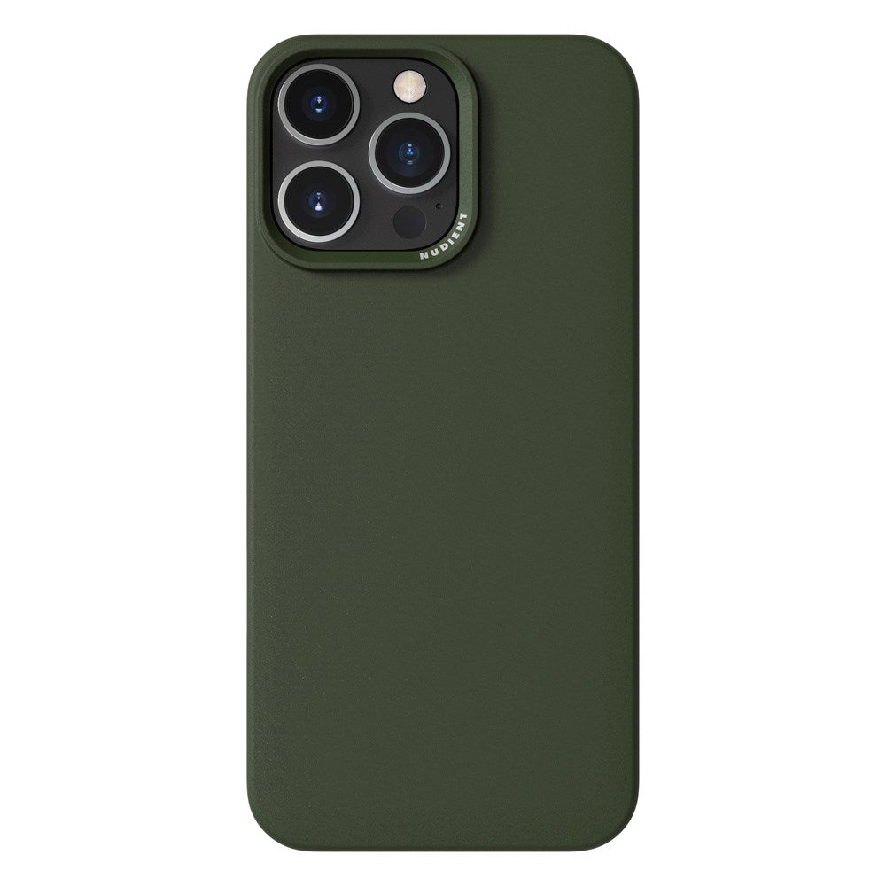 Nudient Thin Case iPhone 16 Pro Max Deksel - MagSafe Kompatibel - Pine Green
