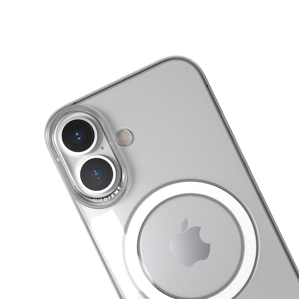 Nudient Thin Case iPhone 16 Deksel - MagSafe Kompatibel - Transparent