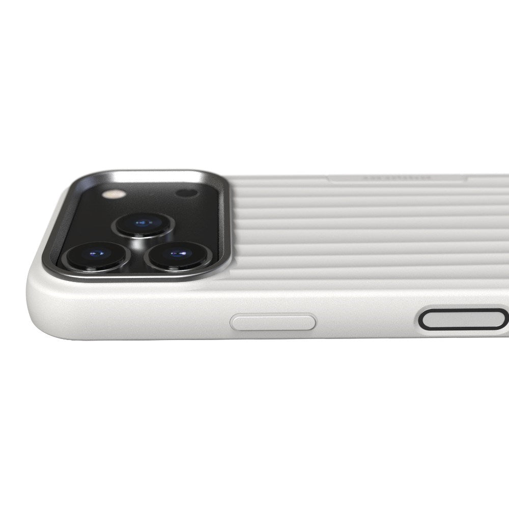 iPhone 18 Pro / 17 Pro Nudient Bold Case Deksel - MagSafe Kompatibel - Chalk White