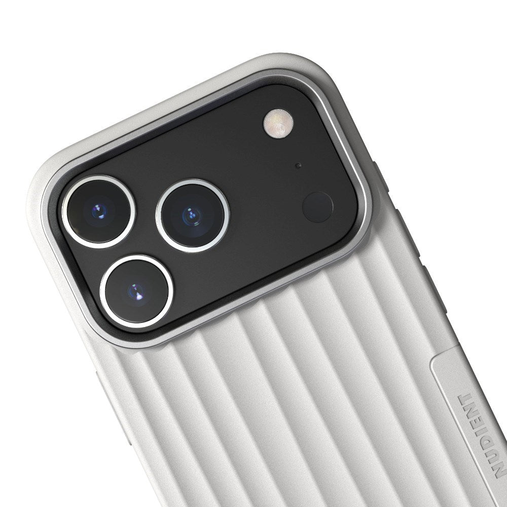 iPhone 18 Pro / 17 Pro Nudient Bold Case Deksel - MagSafe Kompatibel - Chalk White