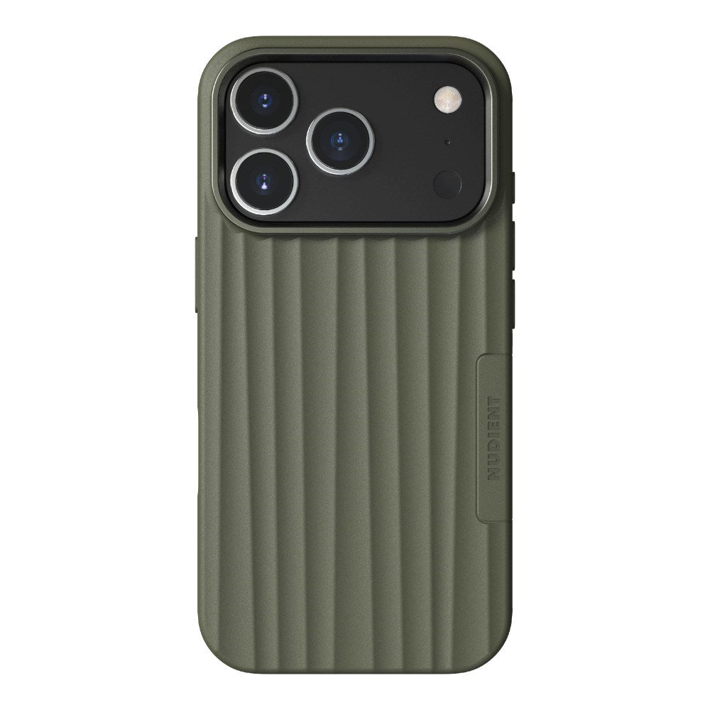 iPhone 18 Pro / 17 Pro Nudient Bold Case Deksel - MagSafe Kompatibel - Olive Green