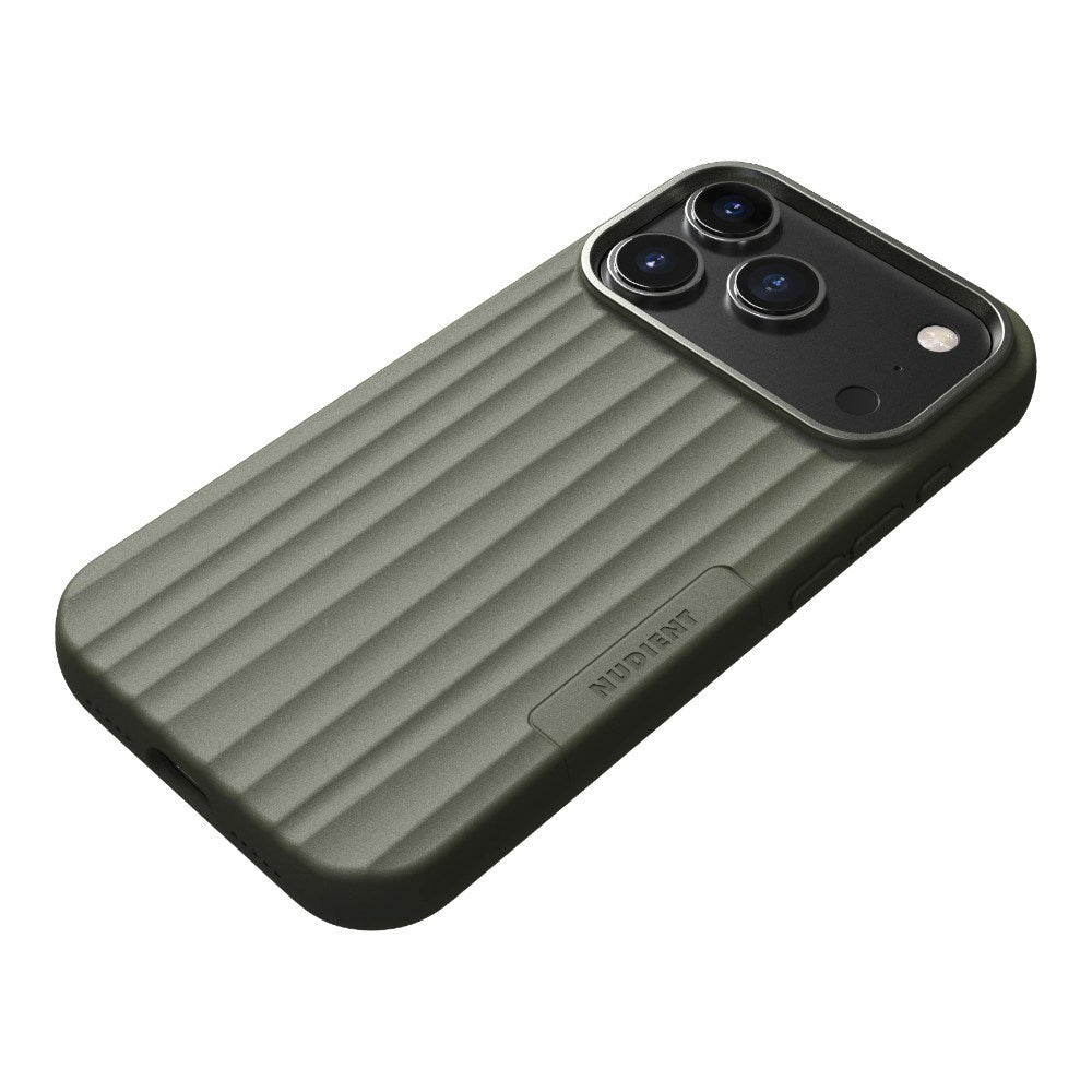 iPhone 18 Pro / 17 Pro Nudient Bold Case Deksel - MagSafe Kompatibel - Olive Green