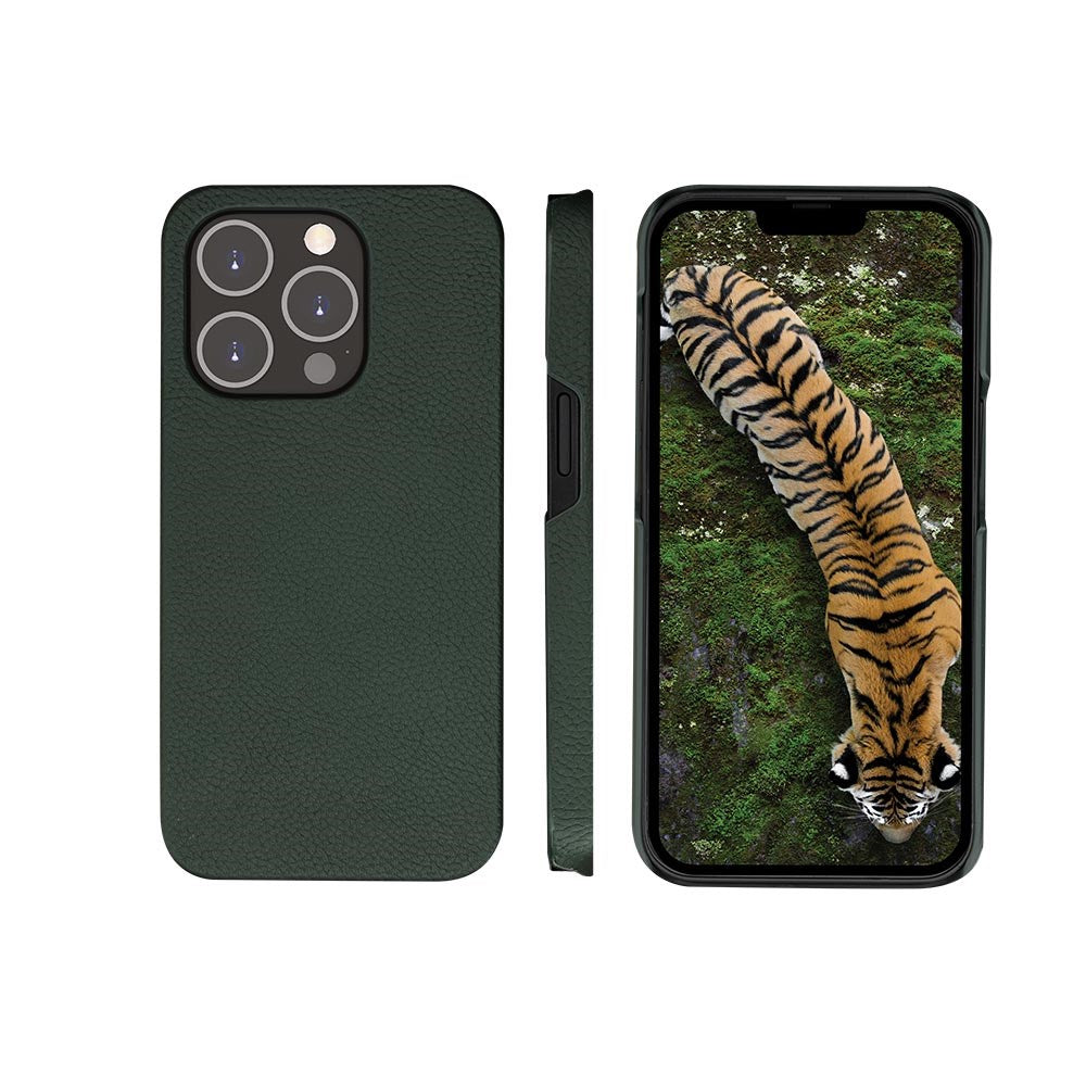 Dbramante1928 iPhone 14 Pro New York 2-i-1 Lær Flipdeksel - Grønn