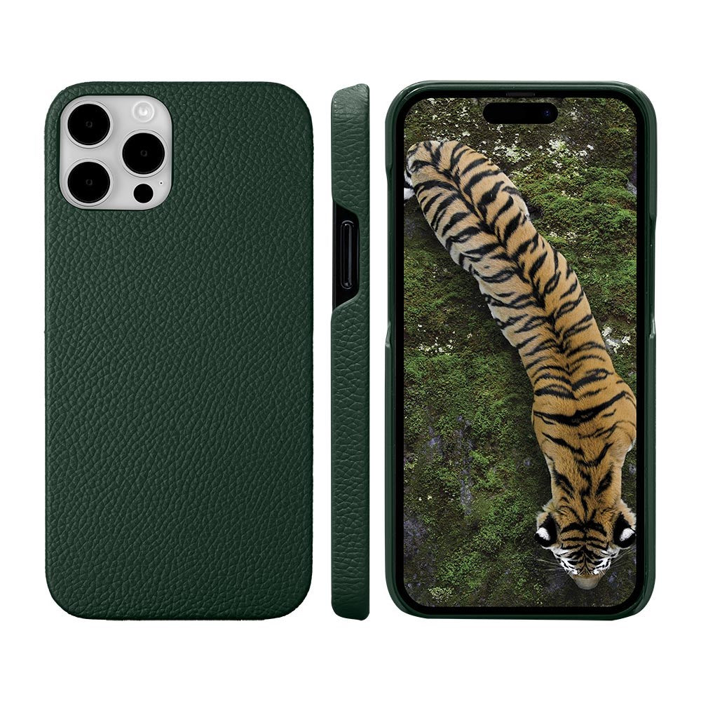 Dbramante1928 iPhone 15 Pro New York 2-i-1 Lær Flipdeksel - Grønn