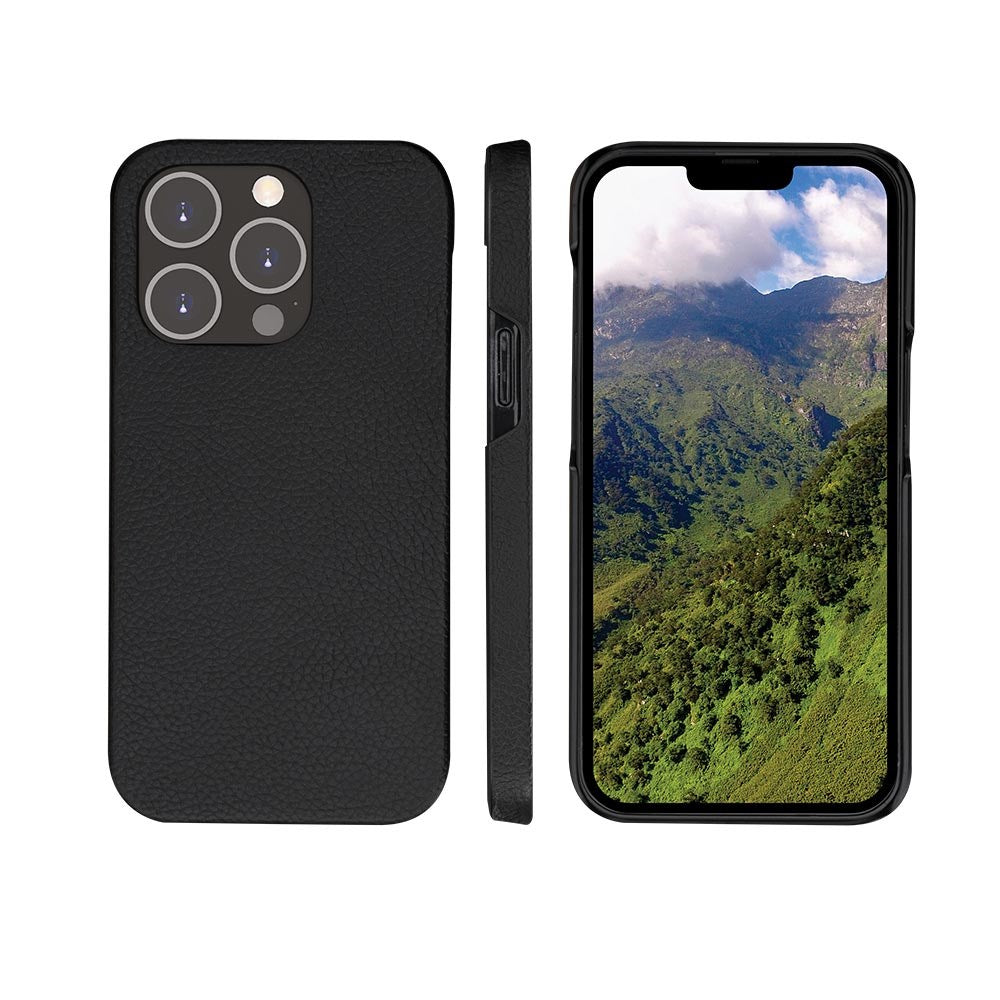 Dbramante1928 iPhone 14 Pro New York 2-i-1 Lær Flipdeksel - Svart