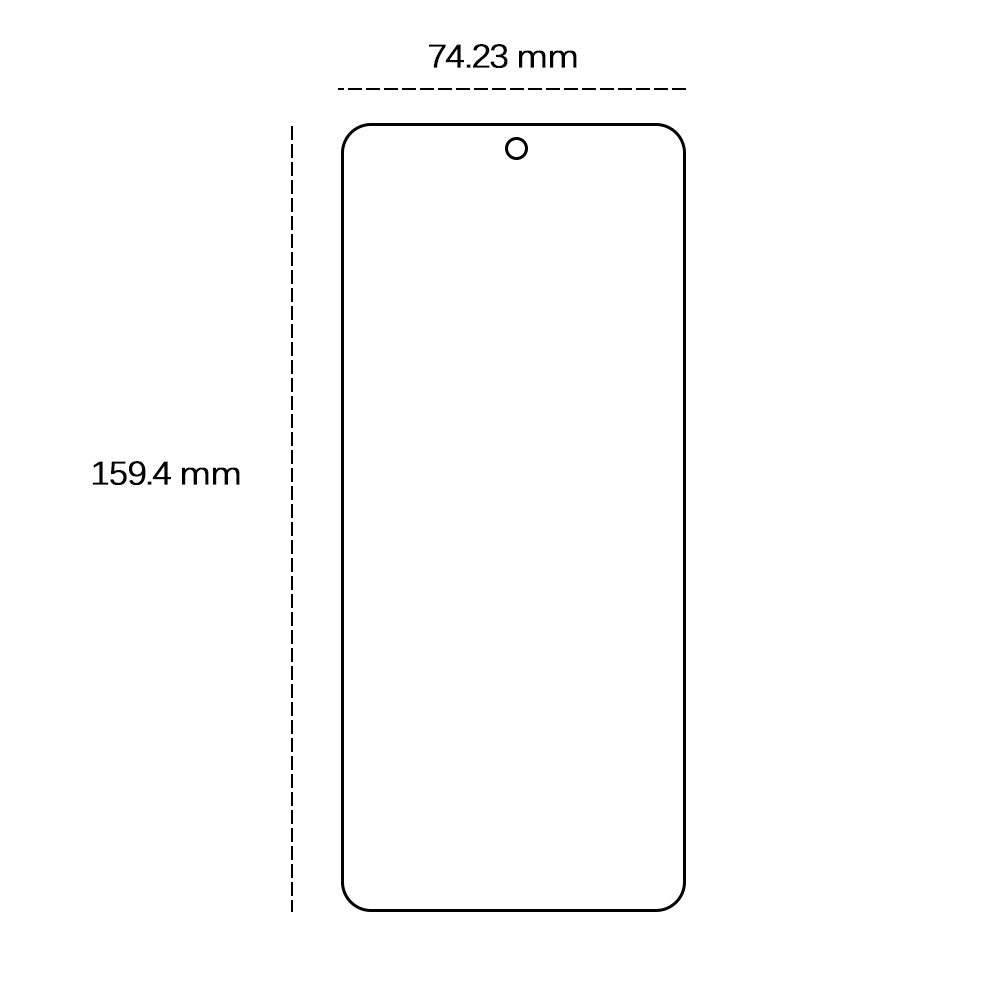 Samsung Galaxy S25 Ultra TFO Skjermbeskytter - Gjennomsiktig