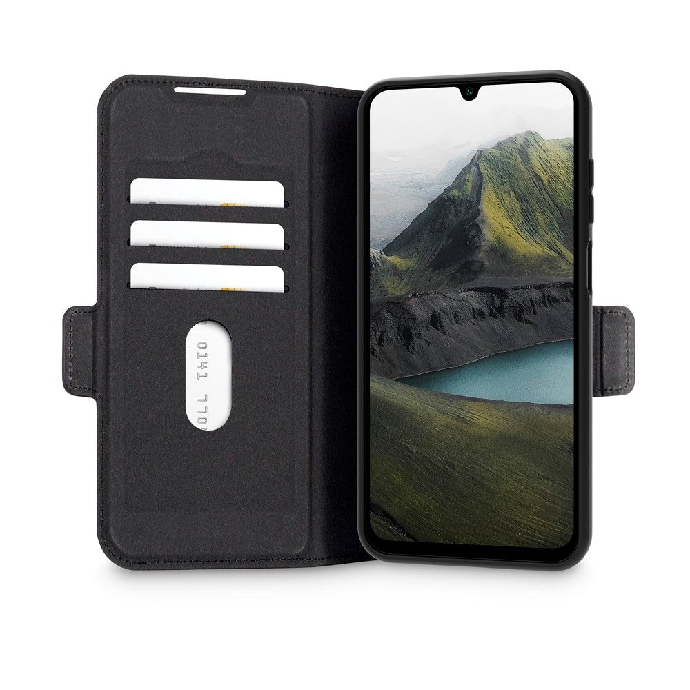 Samsung Galaxy A26 (5G) dbramante1928 Oslo Pro Slim Resirkulert Plast Deksel med Lommebok - Svart