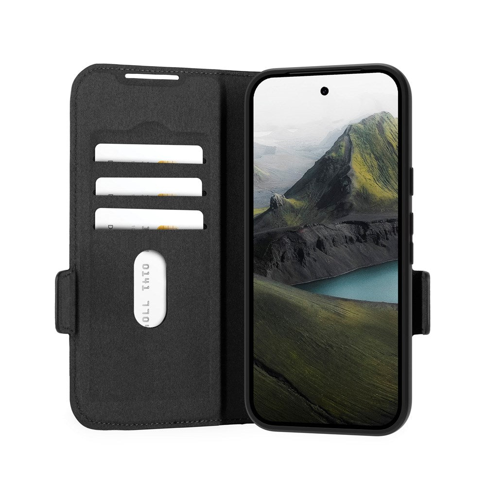 Google Pixel 9a dbramante1928 Oslo Pro Slim Resirkulert Plast Deksel med Lommebok - Svart