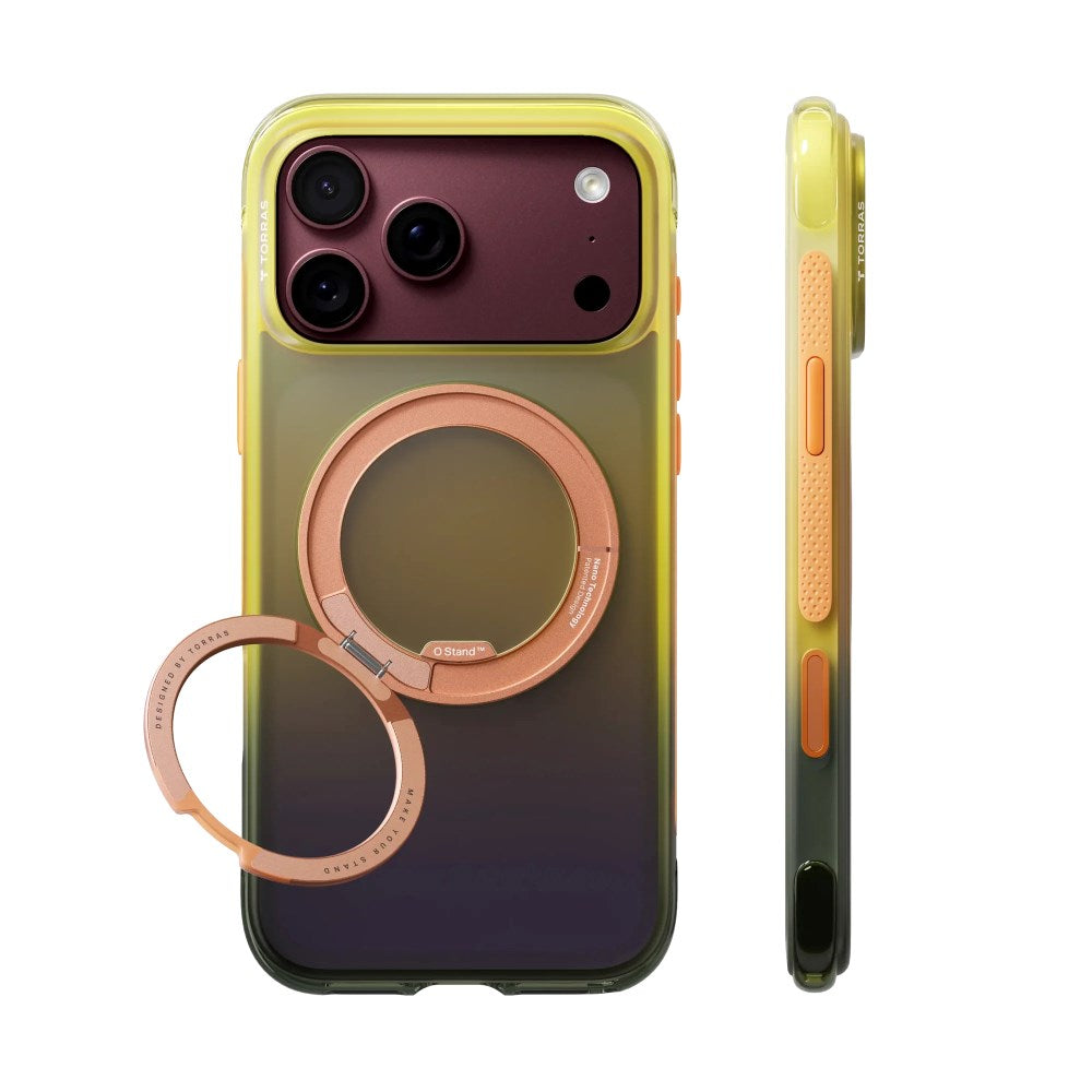 iPhone 18 Pro / 17 Pro TORRAS O3 Air Gradient Deksel - MagSafe Kompatibel - Arizona Glow