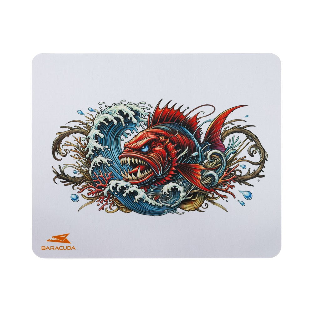 Baracuda CORAL M Gaming Musematte – 300 x 250 mm – Hvit