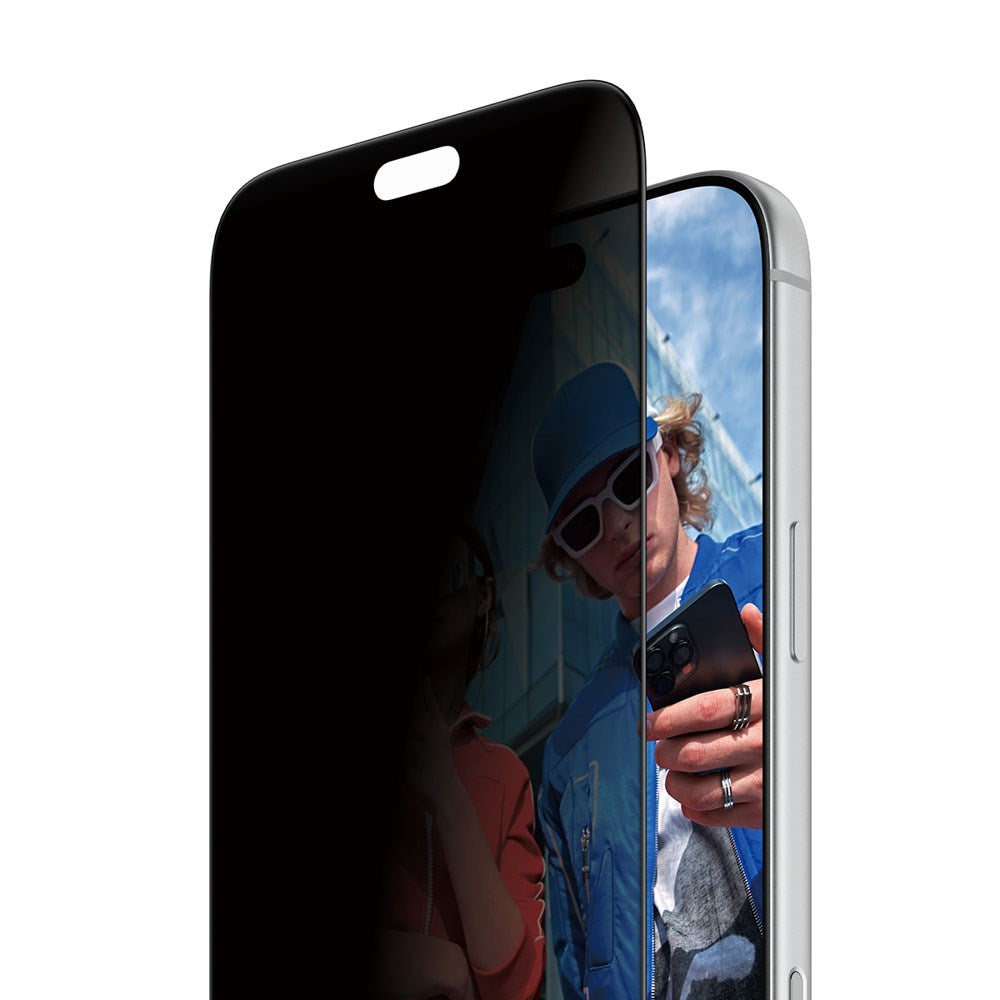 iPhone 18 Pro Max PanzerGlass Skjermbeskyttelsesglass - Ultra Wide Fit med EasyAligner - Privacy - Gjennomsiktig