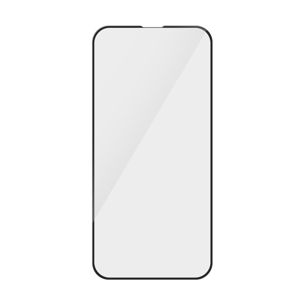 iPhone 17e / 16e / 14 / 13 / 13 Pro PanzerGlass Ceramic Ultra-Wide Fit Skjermbeskyttelsesglass – FastFit In-A-Box – Gjennomsiktig