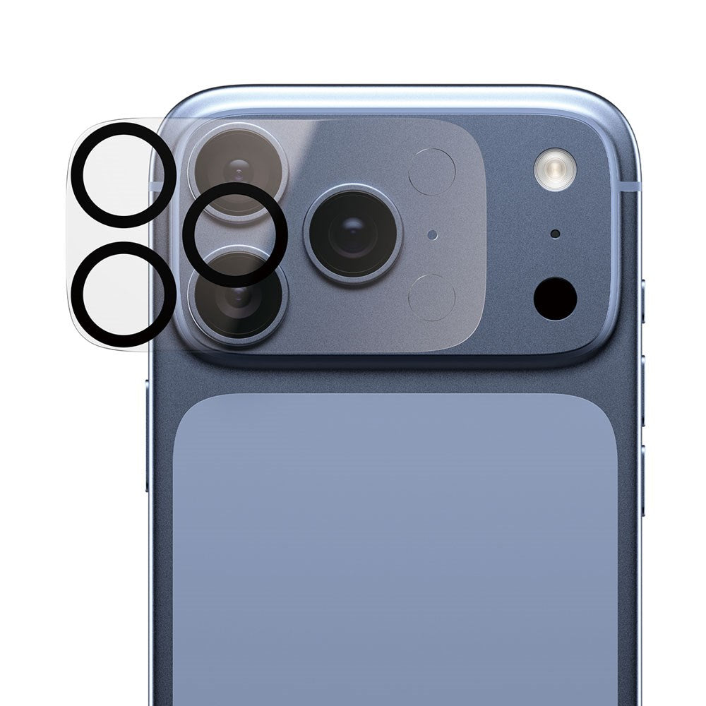 iPhone 18 Pro Max PanzerGlass PicturePerfect Kameralinsebeskytter - Gjennomsiktig / Svart