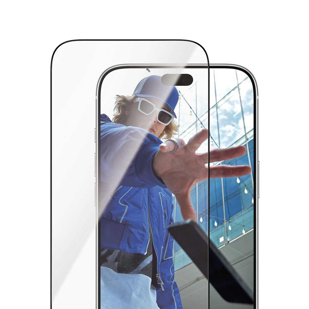 iPhone 18 Pro Max / 17 Pro Max PanzerGlass Skjermbeskyttelsesglass m. FastFit In-A-Box - Ultra Wide Fit - Gjennomsiktig