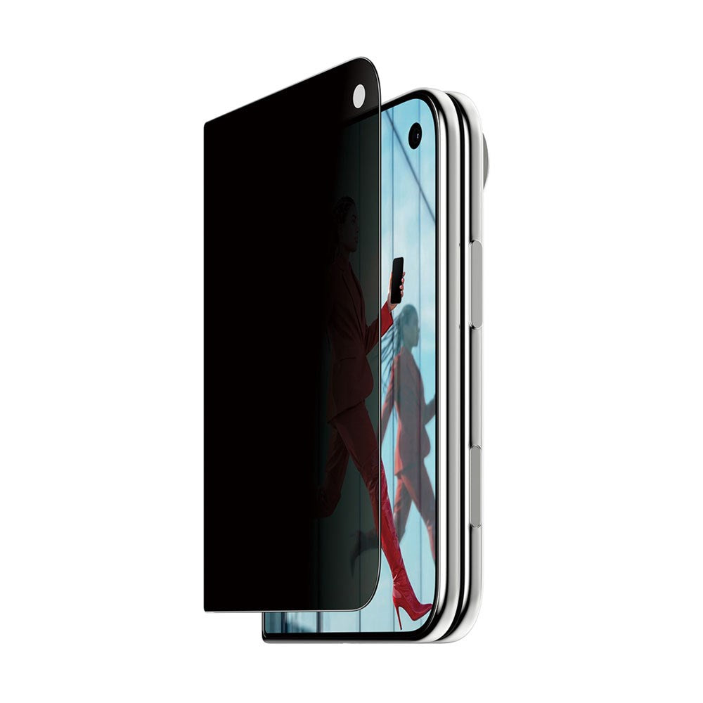 iPhone Duo PanzerGlass Ultra Wide Fit Skjermbeskyttelsesglass m. FastFit In-A-Box - Privacy - Gjennomsiktig