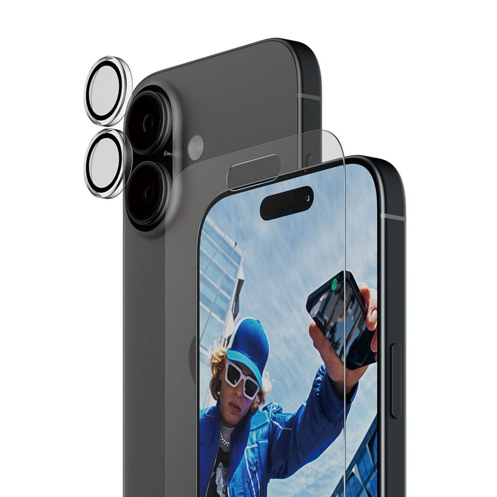 PanzerGlass iPhone 17 2-in-1 Classic Bundle - Skjermbeskytter + Kameralinsebeskytter - Gjennomsiktig