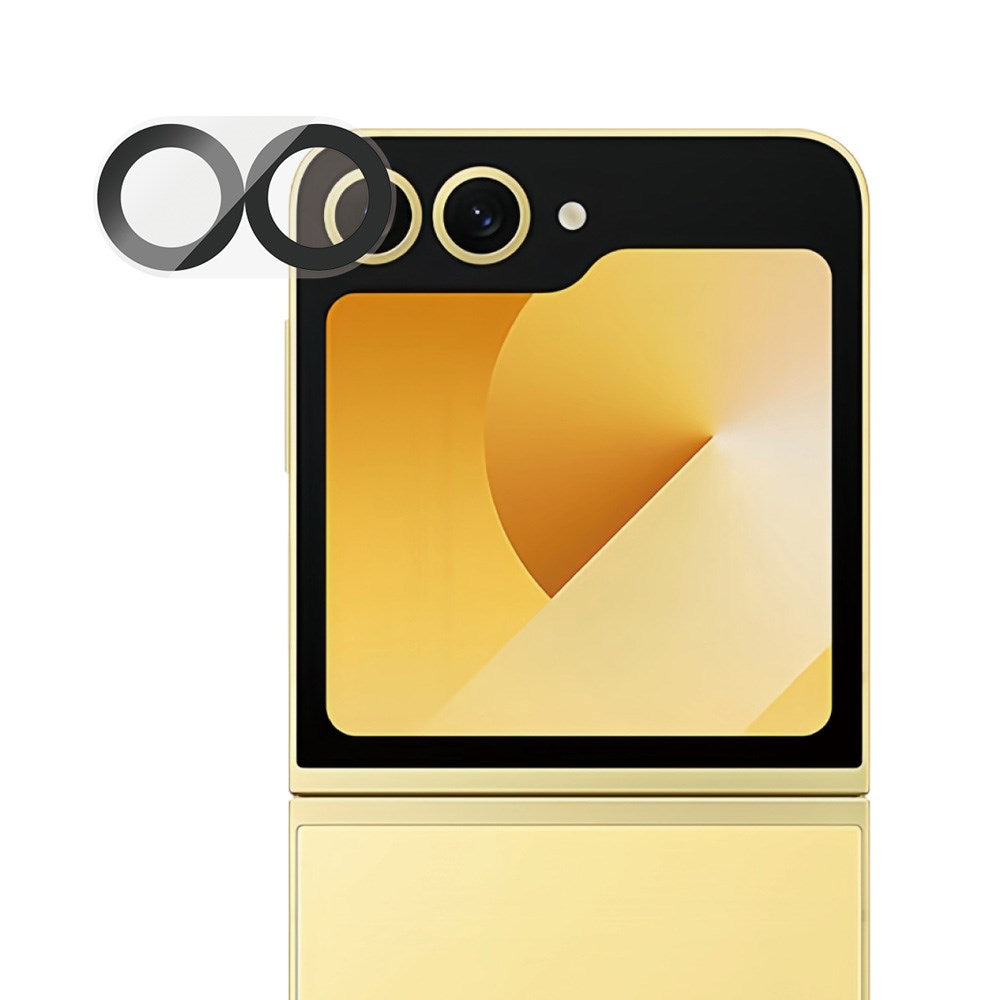 PanzerGlass Samsung Galaxy Z Flip7 FE PicturePerfect Kameralinsebeskytter - Gjennomsiktig / Svart