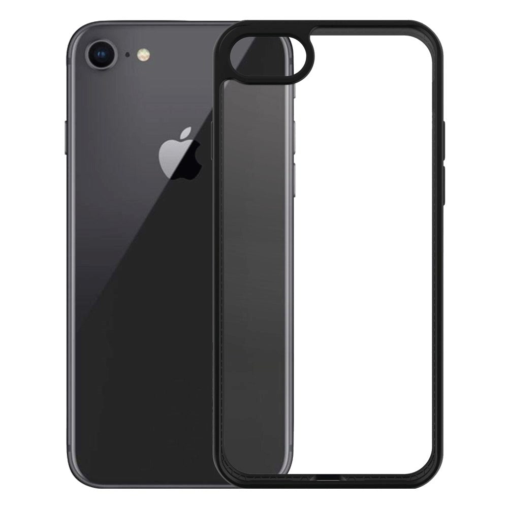 iPhone SE (2022 / 2020) / 8 / 7 / 6 / 6s PanzerGlass ClearCase Deksel m. Svarte Kanter