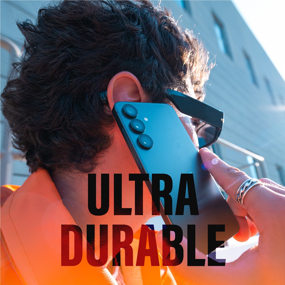 Samsung Galaxy S25 Ultra PanzerGlass Hoops - Kamerabeskyttelse - Gjennomsiktig / Svart